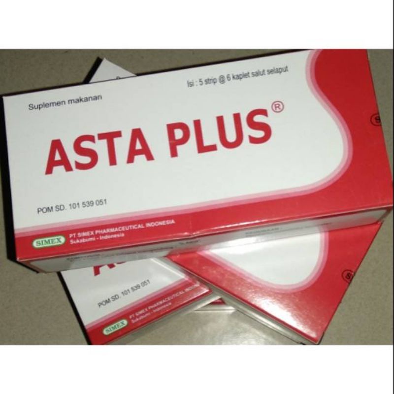 ASTA PLUS BOX ISI 30 - Asta Plus suplemen makanan