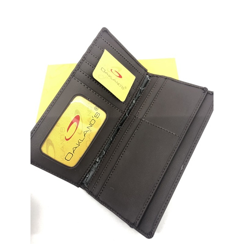 DOMPET PRIA KULIT SINTETIS OAKLAND DOMPET PRIA PANJANG KULIT SINTETIS DOMPET LIPAT PANJANG