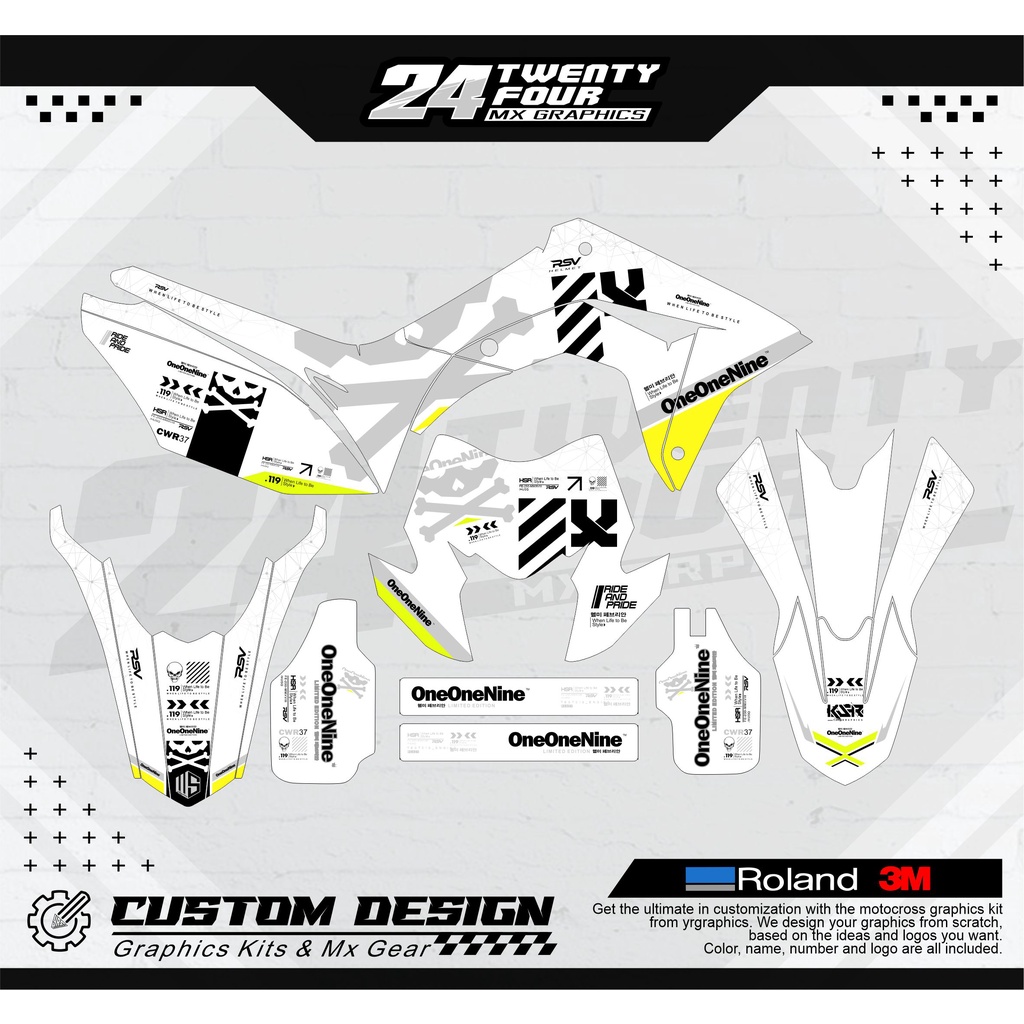 Decal Crf 150L full body KSR ONE ONE NINE