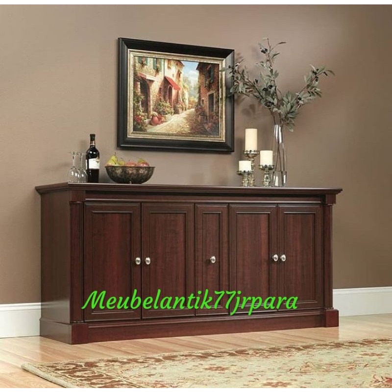 Bufet ruang tamu kayu jati