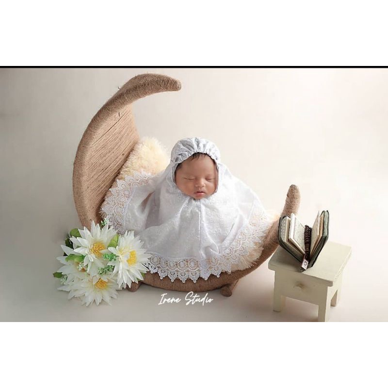 BABY PROPERTY / KERANJANG PROPERTY FOTO BAYI / BENTUK BULAN SABIT / PHOTOSHOOT BABY NEW BORN