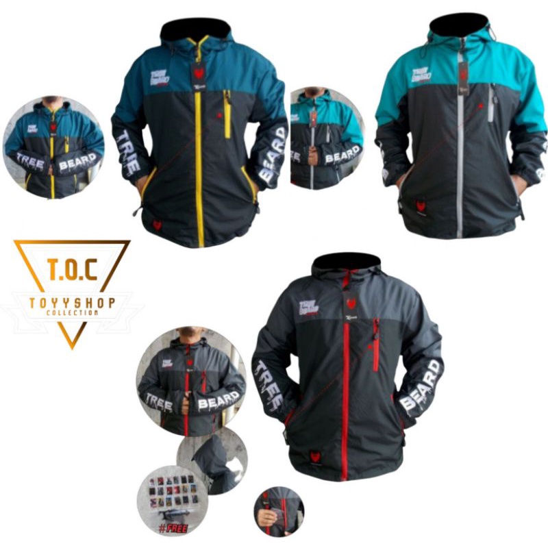 Jaket outdoor stromline jaket taslan balon jaket outdoor pria wanita jaket parasut kupluk jaket para