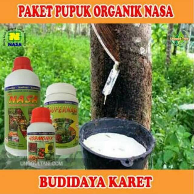 Paket pupuk nasa budidaya karet