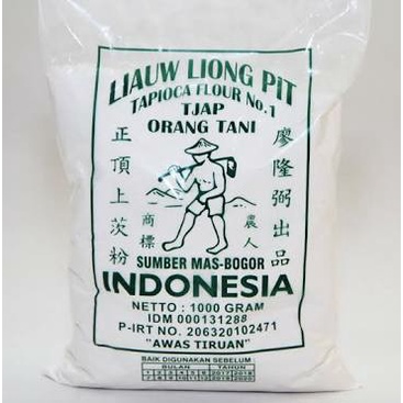 

PROMO [COD] Tepung Sagu Tani 1 kg LIAUW LIONG PIT TAPIOCA FLOUR / TEPUNG TAPIOKA