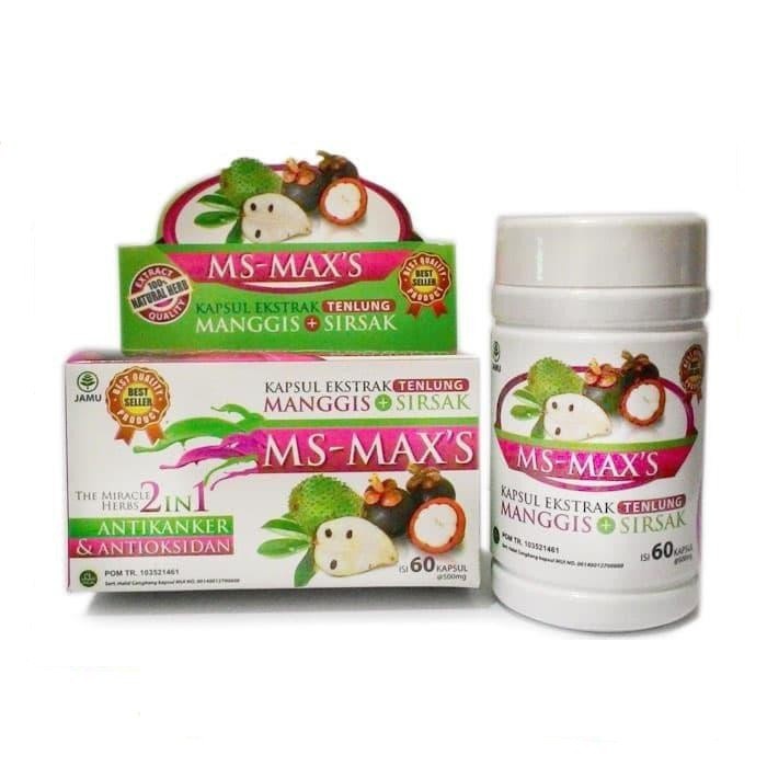 Kapsul Ms Maxs ( Ekstra Kulit Manggis Dan Sirsak ) MSMAXS Herbal