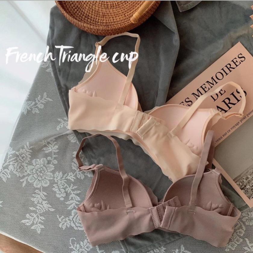 [ LINGERIE MASTER ] - (B-40) BH push-up Bra Premium Quality Seamless Sport Push Up V Cross Tanpa Kawat-5