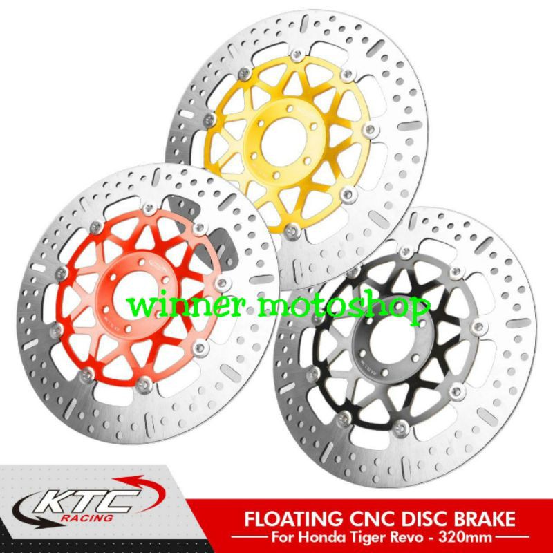 Disc Brake - Piringan Cakram Depan KTC Titanium Floating Tiger Revo
