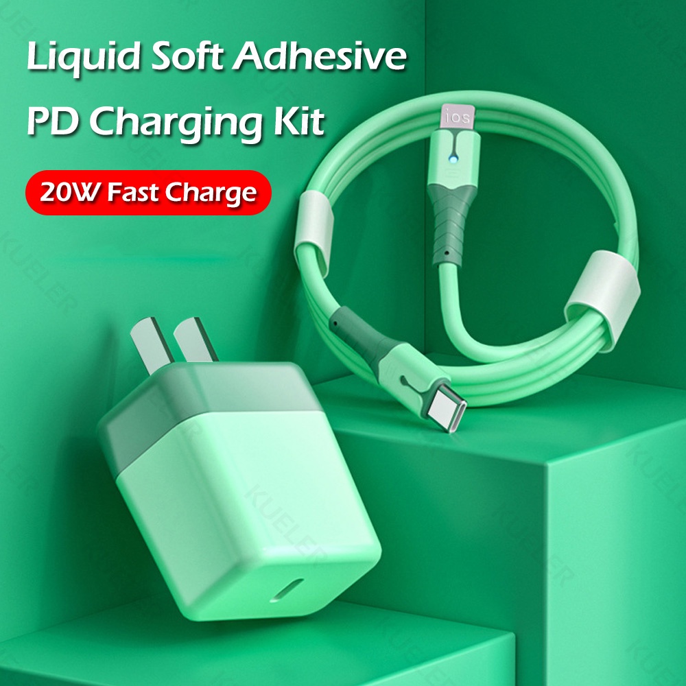 Kabel Charger Transfer Data PD 20W Fast Charging Untuk Iphone