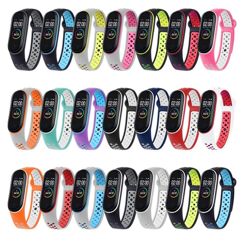 Sporty Strap Mi Band 4 / Mi Band 3 / M6 M5 M4 M3 Tali Jam Sport Xiaomi Mi Band OASE Sneakers-1