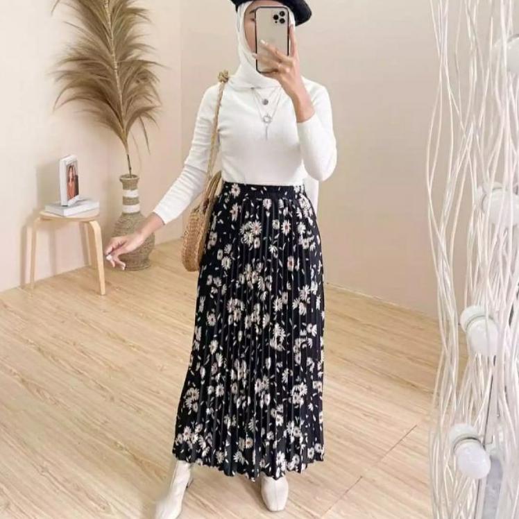 (VIRAL) [Zayn] ROK / ROK PLISKET MOTIF / ROK MOTIF / ROK PLISKET / ROK MOTIF BUNGA / ROK PLISKET MOT