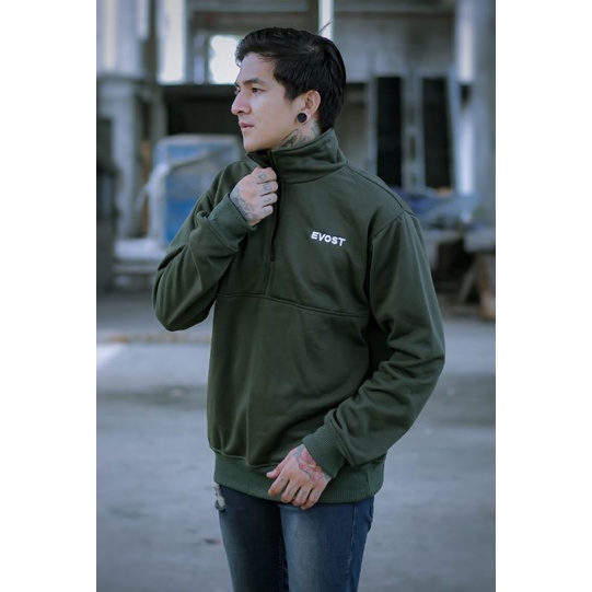 Turtleneck Bahan Fleece Gramasi Tebal | Jaket Fleece Pria /Cowok Kekinian Terbaru!