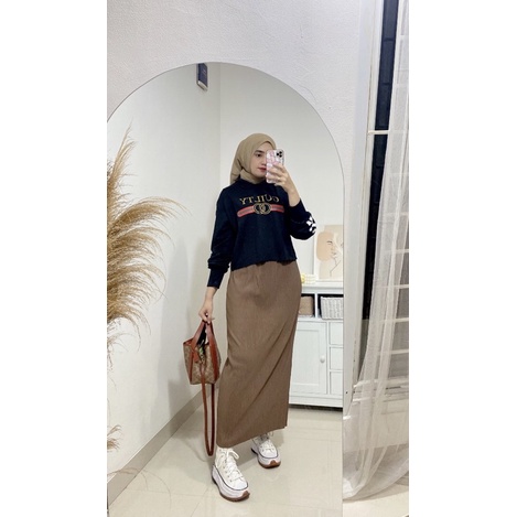 Hoodie crop import blouse