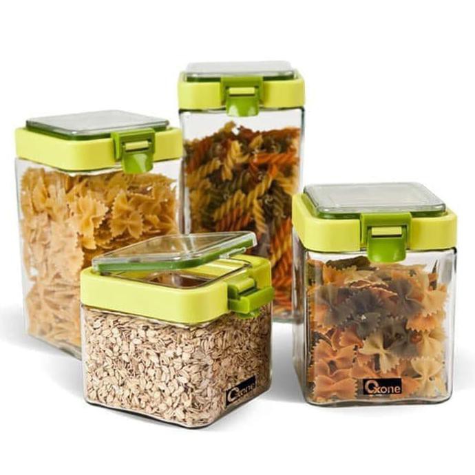 Ox304 Toples Penyimpan Makanan Bahan Kaca Tebal New Anggrekmart