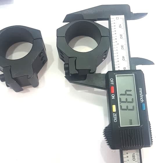 (COD) Mounting Teleskop 6 Baut Kaki Tele OD 25 Dan OD 30 Scope Holder