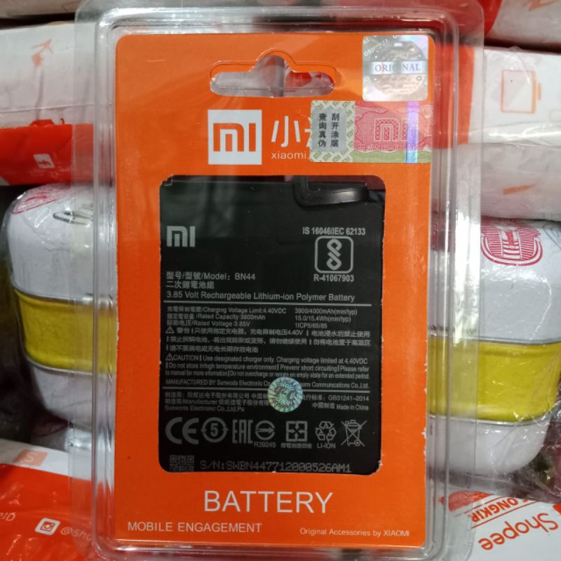 BATERAI BATTERY REDMI 5 PLUS BATRE REDMI 5+ BN44 BN 44 BATU HP BN-44