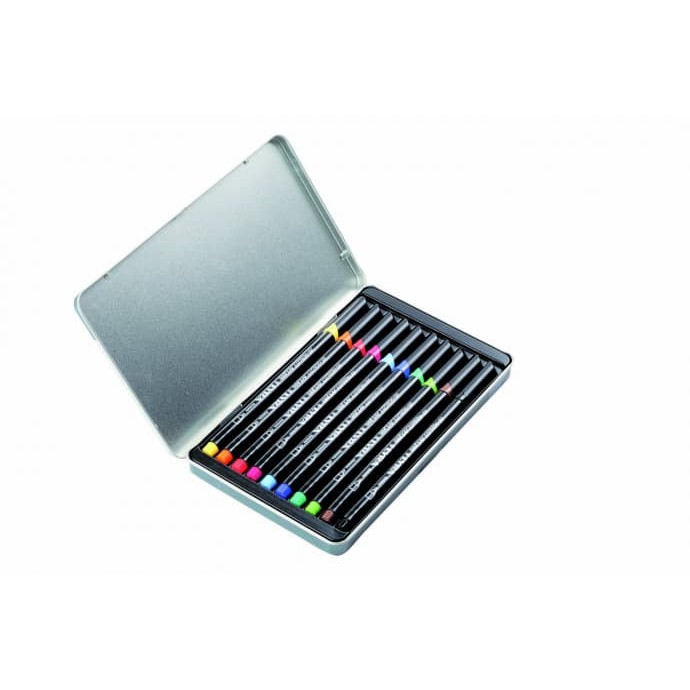 

Lyra Hi-Quality Art Pen 10 Metal Box Reff 6751100 / Pen Kaligrafi