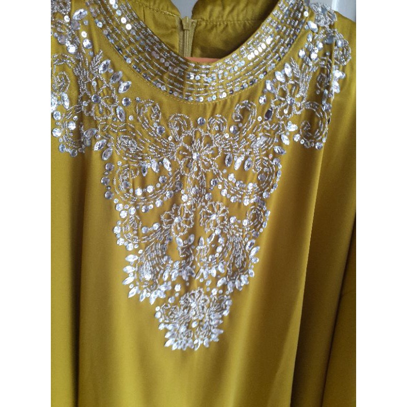 Baju Wanita/Baju Panjang Muslim Kaftan Gamis Arabian Style