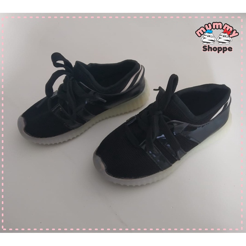 sepatu fashion anak sneakers S91005 shoes black