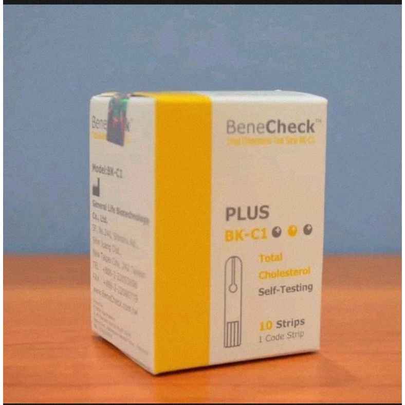 Jual BeneCheck PLUS Test Strip Kolesterol / Strip Benecheck Cholesterol ...