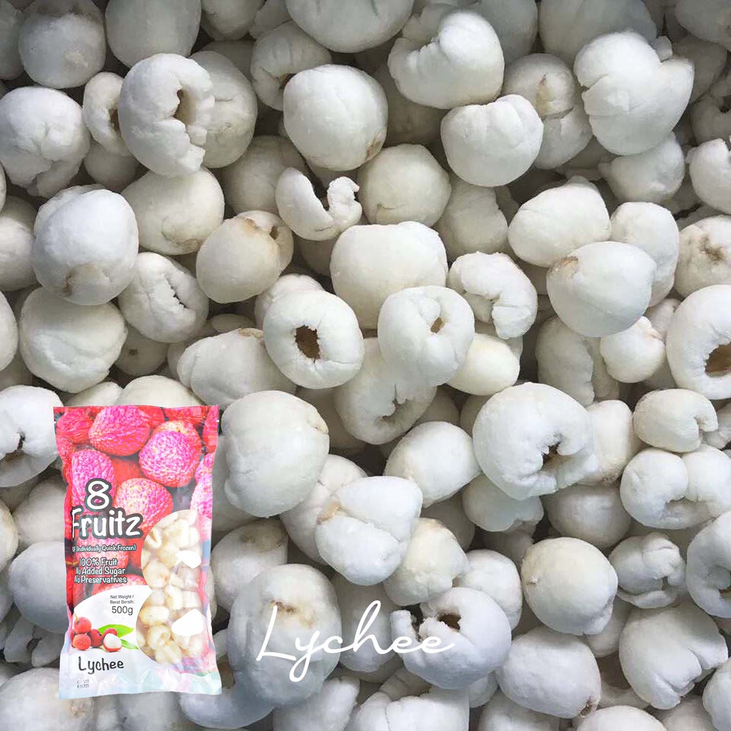 Frozen IQF Lychee / Leci Beku 500 Gr