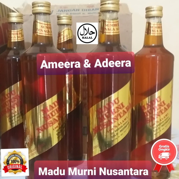 

madu murni nusantara 650ml / madu nusantara murni 100% original