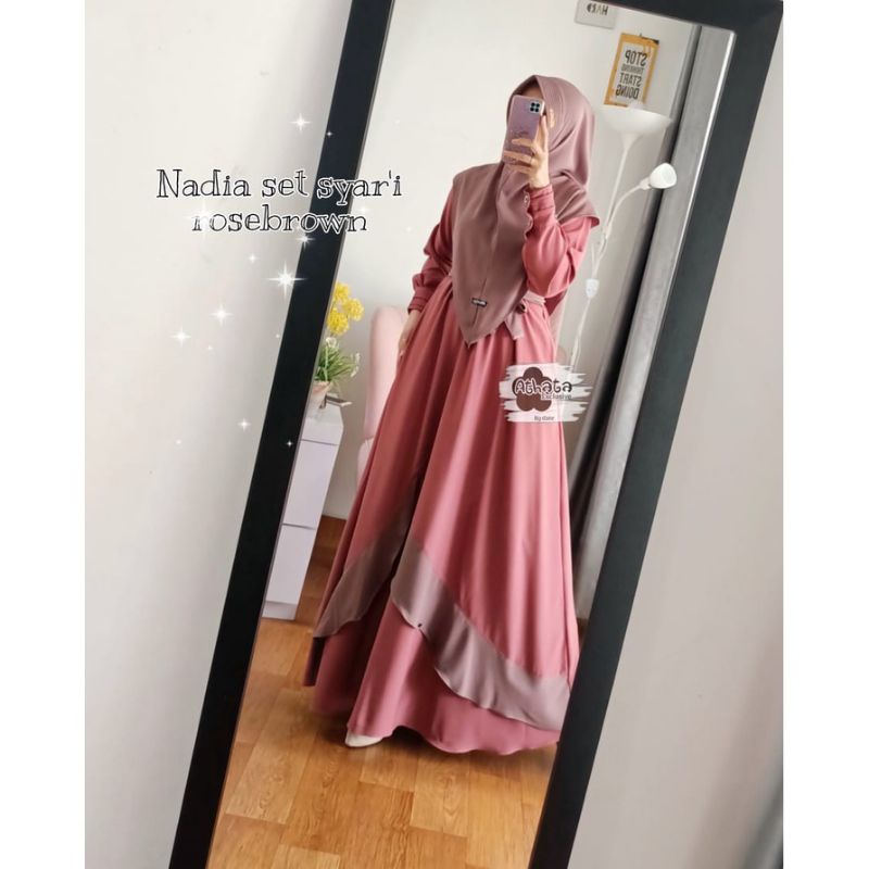 gamis set syari by athata