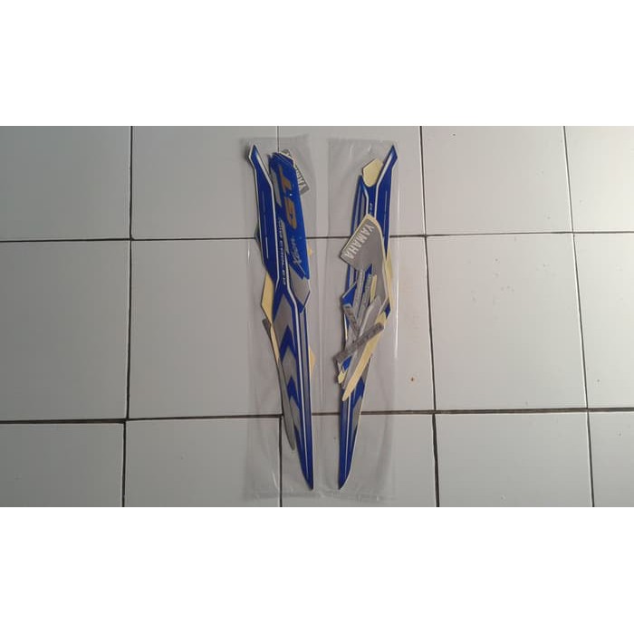 Stiker Striping Motor Yamaha Xeon GT 2015 Biru murah