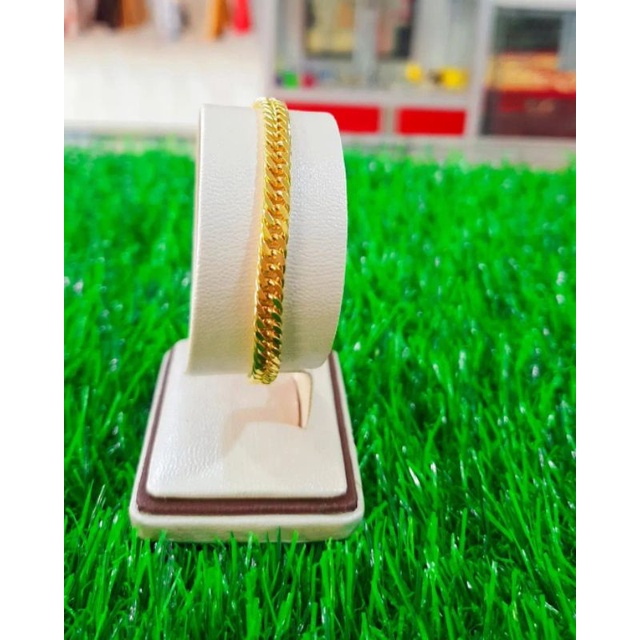 gelang plat polos persis emas london