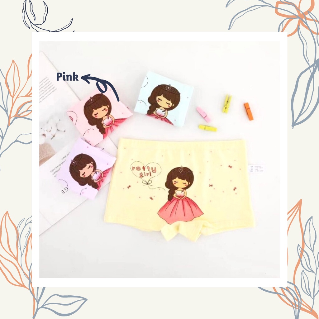 MBSS - XIAO TING CD PRETTY GIRLS celana dalam anak perempuan bahan katun halus 2-12 Tahun