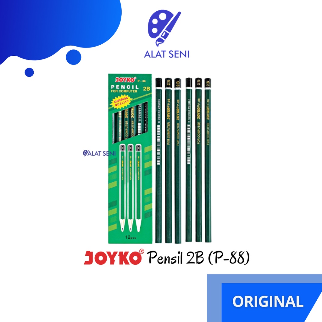 

Joyko Pensil 2B P-88 / Pensil 2B Joyko / Pensil Murah Harga Grosir