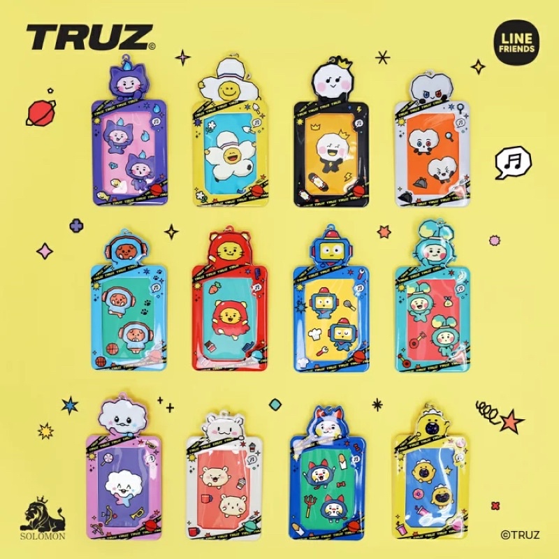 [ Ready Stock ] Line Truz Photo Card Key Holder