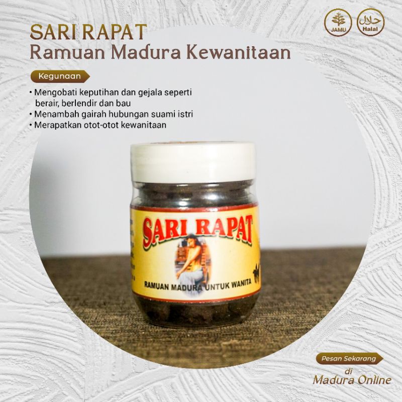 SARI RAPAT - Jamu Madura Asli - Perapet Miss V Kewanitaan - Perapat Miss V - Ampuh