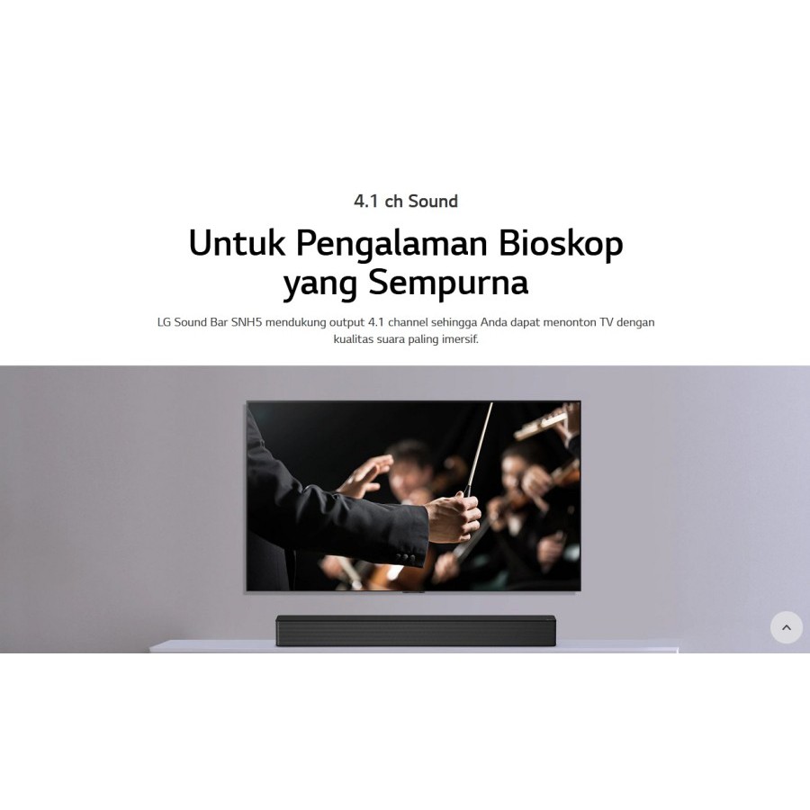Soundbar LG SNH5 Total 600W 4.1Ch