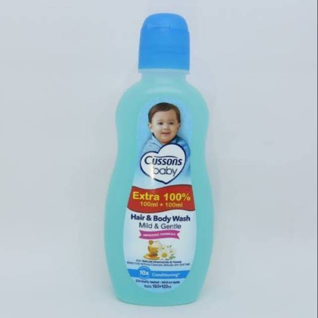 Cussons baby Hair &amp; Body Wash mild &amp; gentle 100+100gr