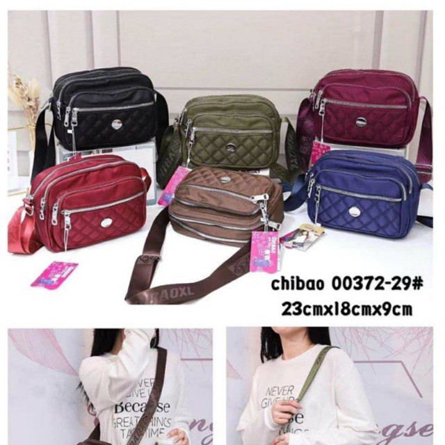 TAS SELEMPANG WANITA IMPORT CHIBAO 00372-21