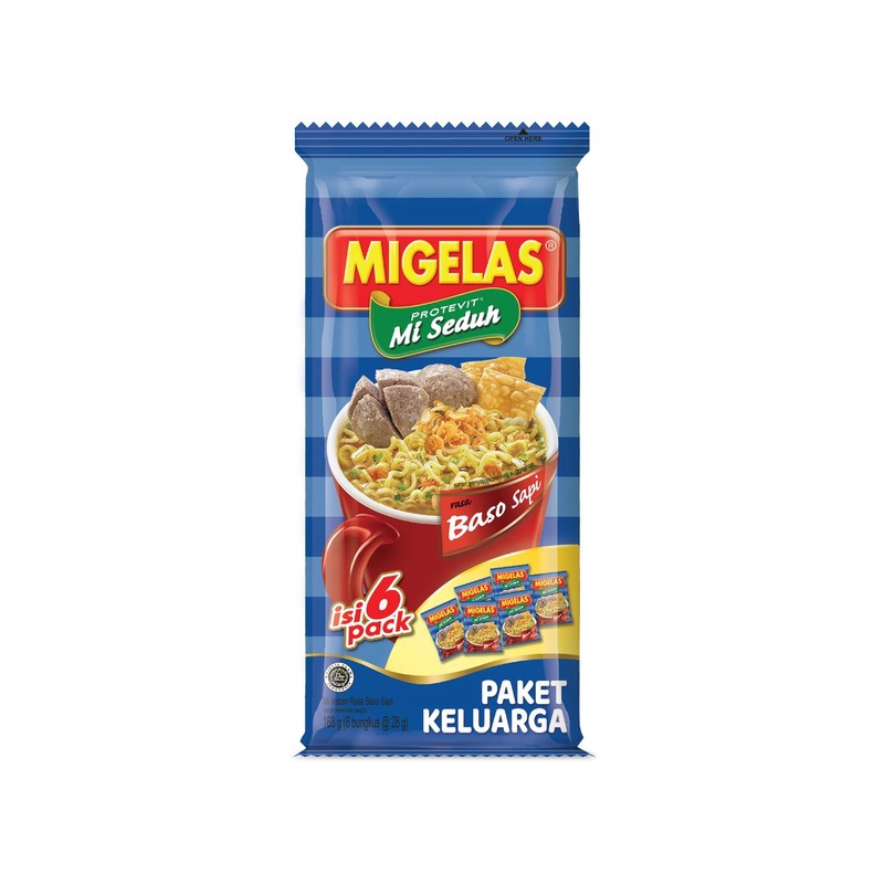 

MIGELAS 168 GRAM (6 x 28 GRAM)