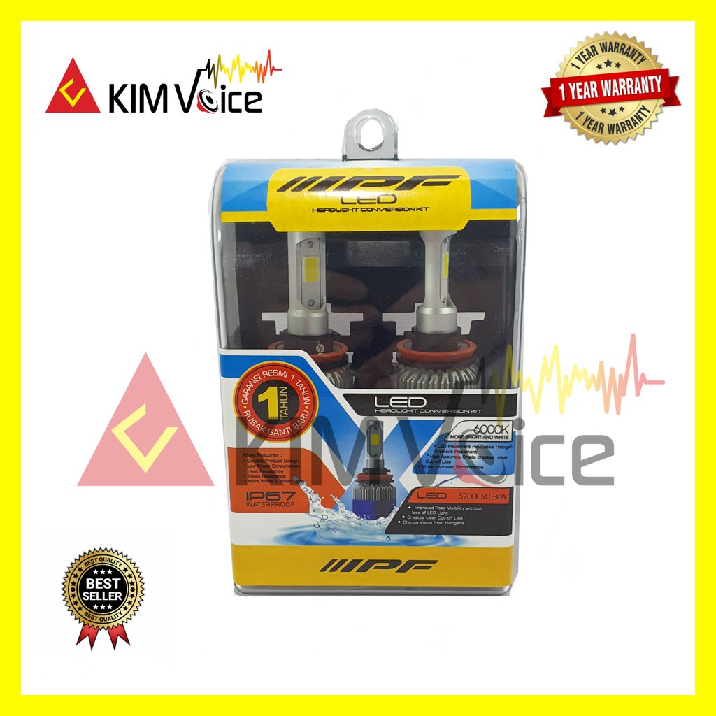 Lampu LED Merk IPF H7 Original