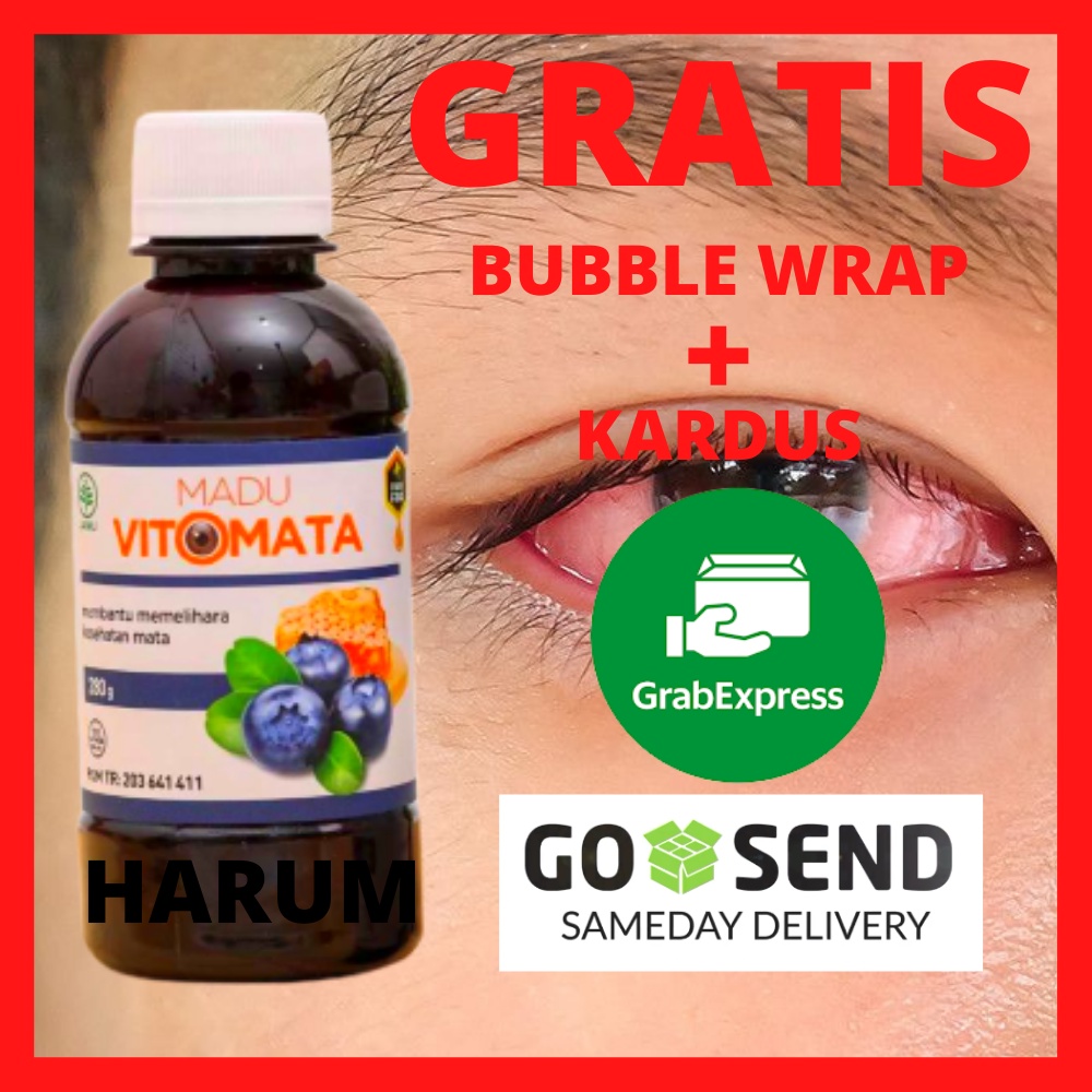 DISTRIBUTOR JATENG VITOMATA Madu Kesehatan Mata Original Beli 2 tidak Gratis 1 Bukan Paket Gold Asli