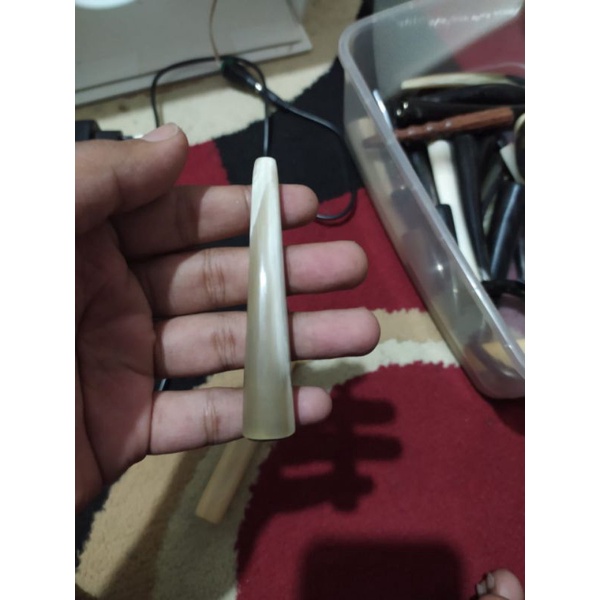 ONCE  PIPA ROKOK RASA GADING  ASLI TULANG SAPI PNJANG 10-15cm