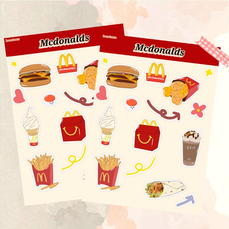 

Mcd sticker sheet