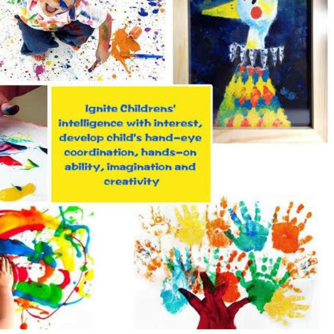 

HOT SALE!! (fch-770) FLOMO FINGER PAINT FINGERPAINT COLOR SET WASHABLE NON TOXIC NEON/NATURAL