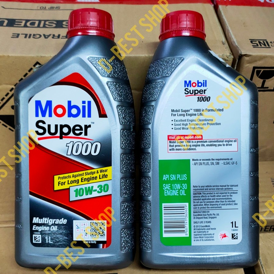 Oli mobil bensin &quot;MOBIL1&quot; SUPER 1000 10W/30 - 1 liter