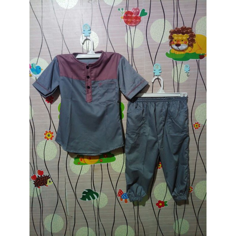 set kurta anak