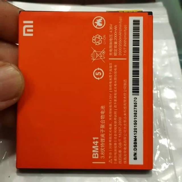 Baterai Redmi 1S Battery Redmi 2 Redmi 2s BM40 BM41 BM44