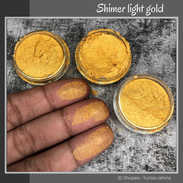 SHIMER METALIK , untuk white henna ,gold henna