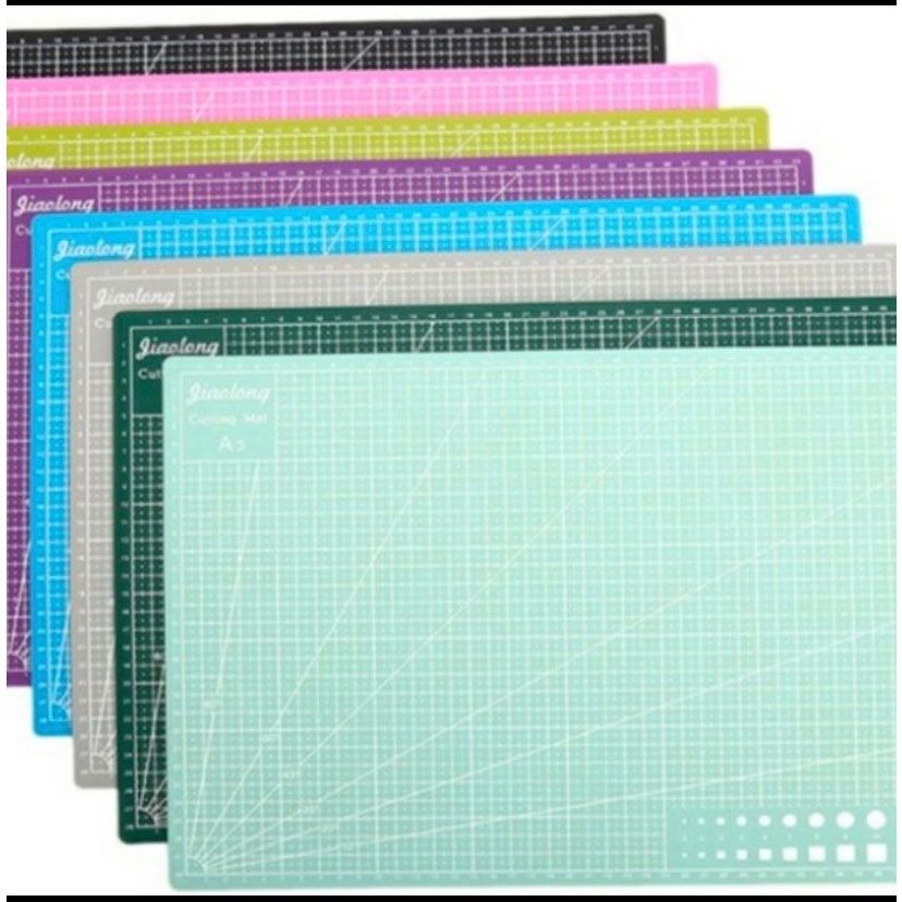 

cutting mat a3 / Alas pemotong model ukuran A3 material pvc - pink
