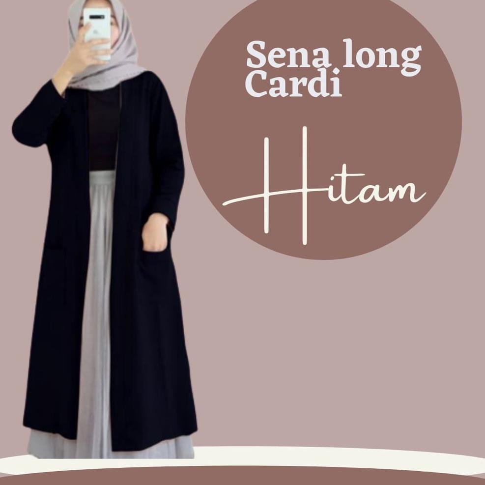 Miliki Segera SENA LONG CARDI/ ATASAN WANITA/ BAJU WANITA/ CARDIGAN WANITA C99