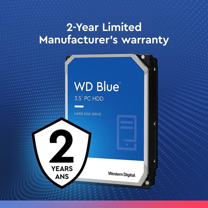 HDD Internal WD Blue PC 4TB 3.5 Inch SATA3 6GBps | Harddisk Hardisk