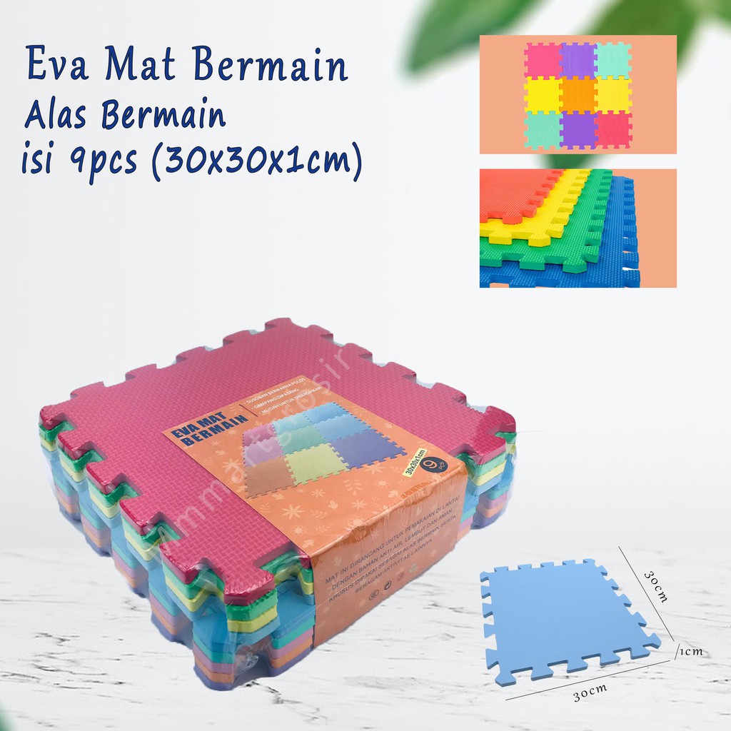 Alas Lantai *Eva Mat Bermain * Alas Bermain * 30*30*1cm