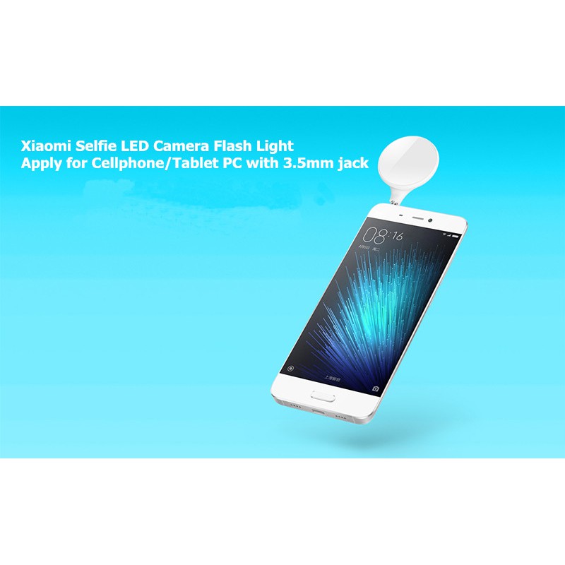 Original IdeeBank Selfie Light 9 LED 3.5mm Camera Flash Light for IOS Android